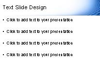 Abc Blue Bar PowerPoint Template text slide design